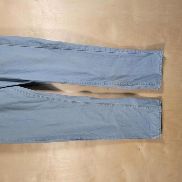 Levi's 513 Powder Blue Wash Denim Slim Straight Jeans Men Size 33x32 - Picture 8 of 9